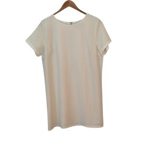 Lulus White Shift Dress Medium